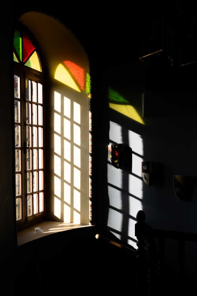 Sunlight Through Stained Glass